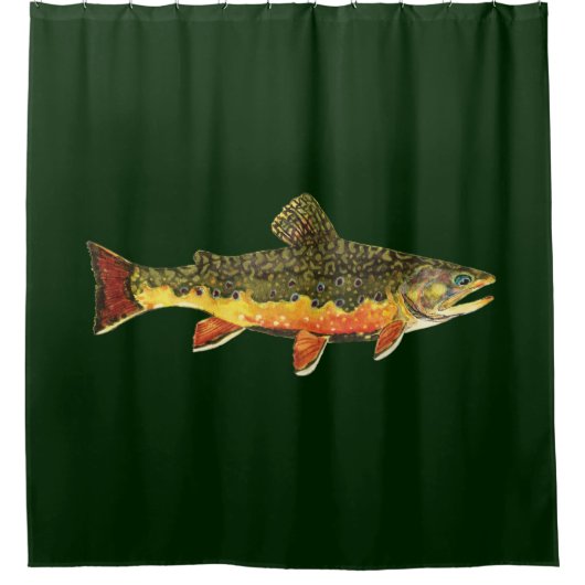 De prachtige Brook-forel Douchegordijn (Voorkant)