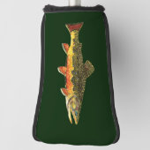 De prachtige Brook-forel Golfheadcover (Draai 90)