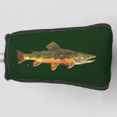 De prachtige Brook-forel Golfheadcover (Voorkant)