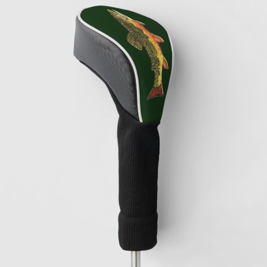 De prachtige Brook-forel Golfheadcover (Schuin)
