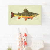 De prachtige Brook-forel Spandoek (Insitu)