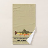 De prachtige Brook-forel voor vliegende ventilator Bad Handdoek (Handdoek)