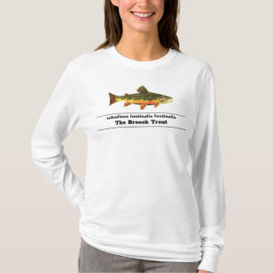 De prachtige Brook Trout voor Fans van de Vliegenv T-shirt