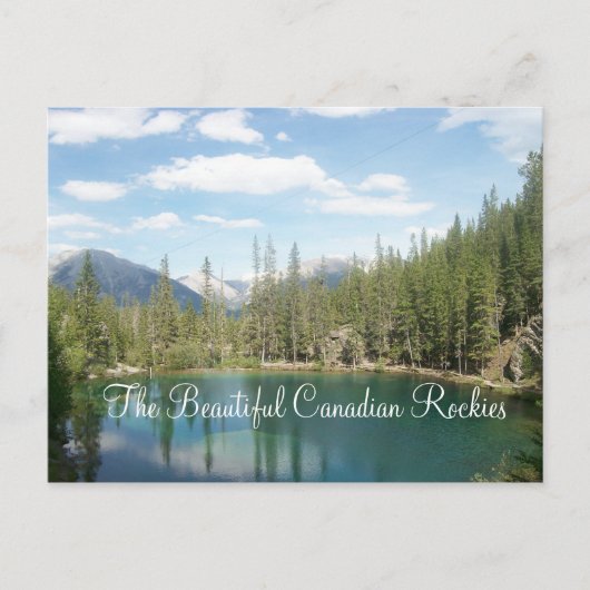 De prachtige Canadese Rockies Briefkaart (Voorkant)