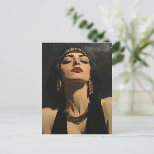 De prachtige Cleopatra Briefkaart (Staand voorkant)