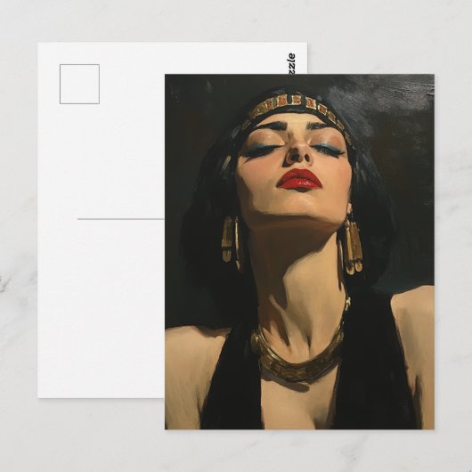 De prachtige Cleopatra Briefkaart (Voorkant / Achterkant)