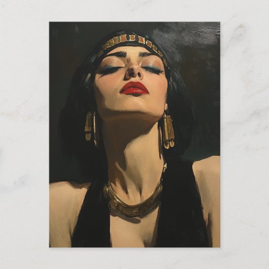 De prachtige Cleopatra Briefkaart (Voorkant)