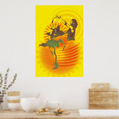 De prachtige dans poster (Keuken)