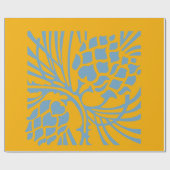 De prachtige Floral beste wensen hebben een fijne  Cadeaupapier (Vlak)