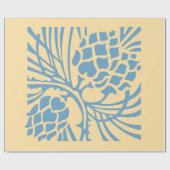 De prachtige Floral beste wensen hebben een fijne  Cadeaupapier (Vlak)