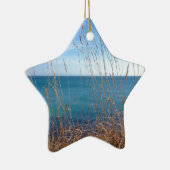 De prachtige gras en Zee Keramisch Ornament (Rechts)