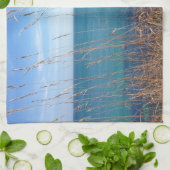 De prachtige gras en Zee Theedoek (Gevouwen)