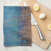De prachtige gras en Zee Theedoek (Quarter Fold)