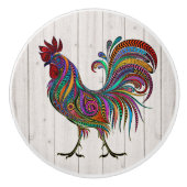 De prachtige haan lade / kast knoppen (Voorkant)