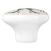 De prachtige haan lade / kast knoppen (Zijkant)