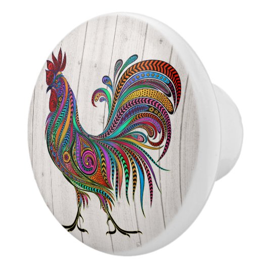 De prachtige haan lade / kast knoppen (Rechts)