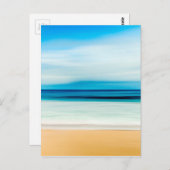 De prachtige het Ontspannen Zandige Horizon van de Briefkaart (Voorkant / Achterkant)
