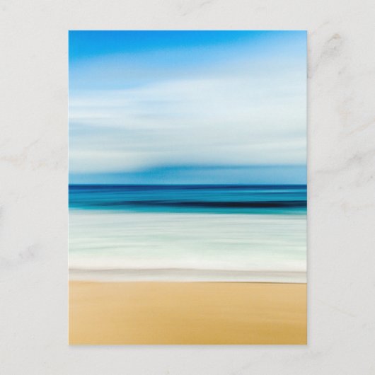 De prachtige het Ontspannen Zandige Horizon van de Briefkaart (Voorkant)