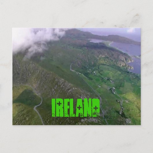 De prachtige Ierse kust Briefkaart (Voorkant)