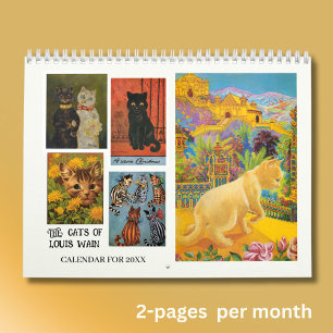 De prachtige katten van Louis Wain 2026 Kalender