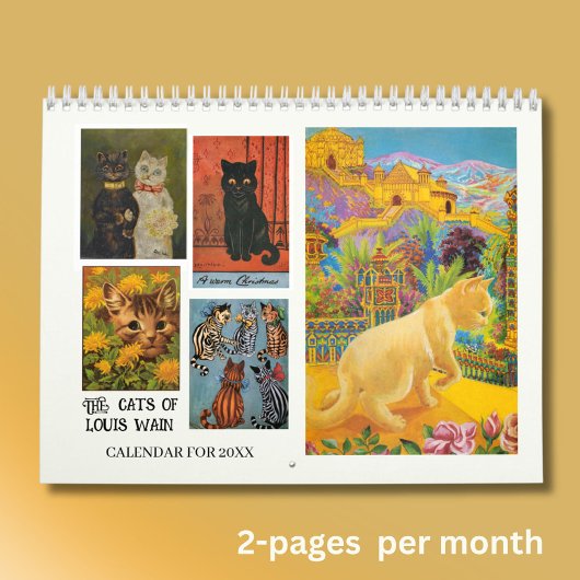 De prachtige katten van Louis Wain 2026 Kalender