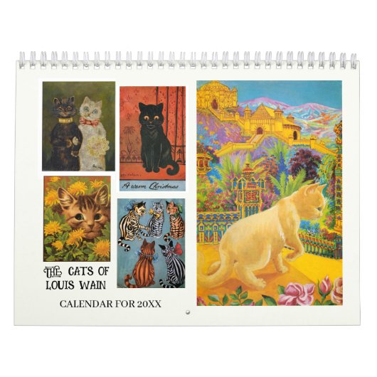 De prachtige katten van Louis Wain 2026 Kalender (Hoes)