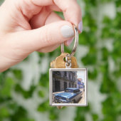 De prachtige klassieke Chevrolet gerestaureerd uit Sleutelhanger (Hand)