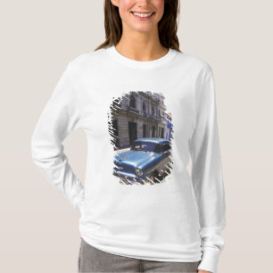 De prachtige klassieke Chevrolet gerestaureerd uit T-shirt