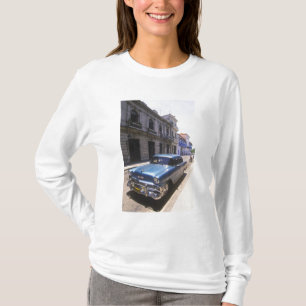 De prachtige klassieke Chevrolet gerestaureerd uit T-shirt