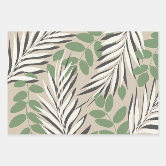 De prachtige kleuren van het herfstpatroon inpakpapier vel (Voorkant)