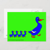 De prachtige Kopenhagen-eenden Briefkaart (Voorkant / Achterkant)