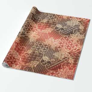 De prachtige kunst Maleisische en Indonesische Bat Cadeaupapier
