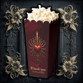 De prachtige kunst van de gotische elegantie. bedankdoosjes