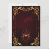 De prachtige kunst van de gotische elegantie. kaart (Achterkant)