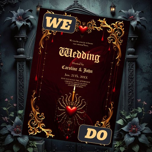 De prachtige kunst van de gotische elegantie. kaart