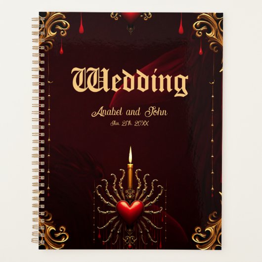 De prachtige kunst van de gotische elegantie. planner (Voorkant)