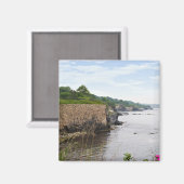 De prachtige kust van Newport Rhode Island Magneet (Voorkant / Achterkant)