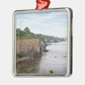 De prachtige kust van Newport Rhode Island Metalen Ornament (Links)