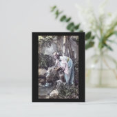 De prachtige Maiden Romantic French 1906  Briefkaart (Staand voorkant)