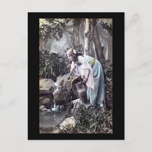 De prachtige Maiden Romantic French 1906  Briefkaart (Voorkant)