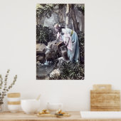 De prachtige Maiden Romantic French 1906 Poster (Keuken)