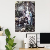 De prachtige Maiden Romantic French 1906 Poster (Thuiskantoor)