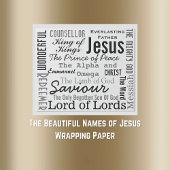 De prachtige namen van Jezus Cadeaupapier
