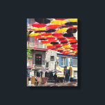 De prachtige paraplu's van Quebec City Canvas Afdruk<br><div class="desc">De prachtige paraplu's van Quebec City Canvas drukken de muur.</div>
