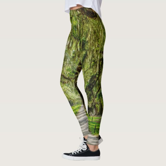 De prachtige plek van de eiken leggings (Links)