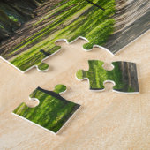 De prachtige plek van de eiken legpuzzel (Zijkant)