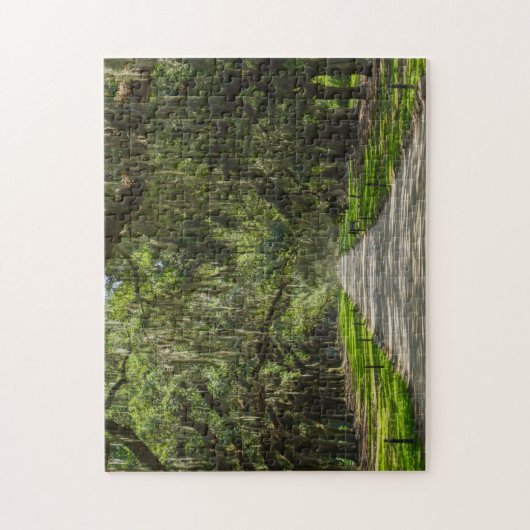 De prachtige plek van de eiken legpuzzel (Verticaal)