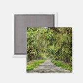 De prachtige plek van de eiken magneet (Voorkant / Achterkant)