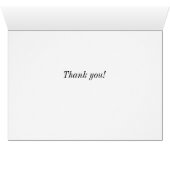 De prachtige plek van de Oaks bedankt je kaart (Binnen Horizontaal (Onder))