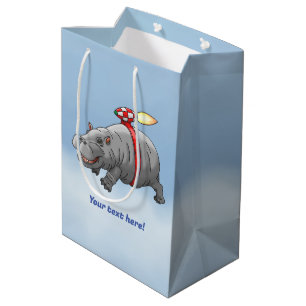 De Prachtige Raket Nijlpaard Medium Cadeauzakje